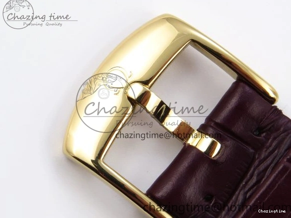 0415 De Ville Power Reserve YG MKF 1:1 Best Edition White Dial on Brown Leather Strap A WrinkleFree 7755